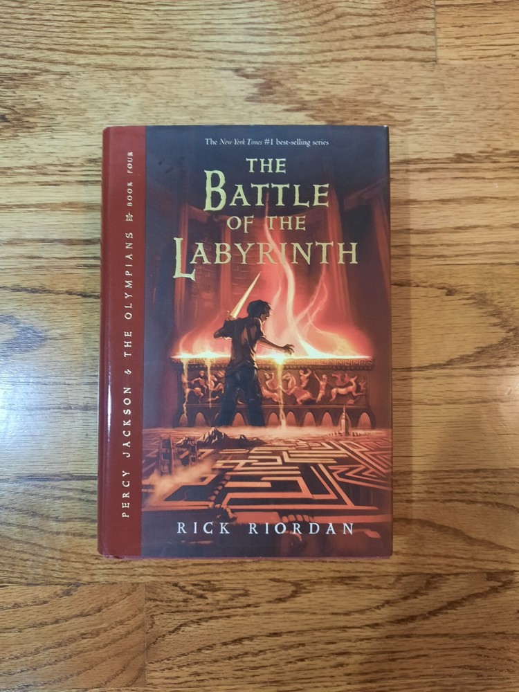 Percy Jackson Battle of the Labyrinth 1st Edition Hard Cover  