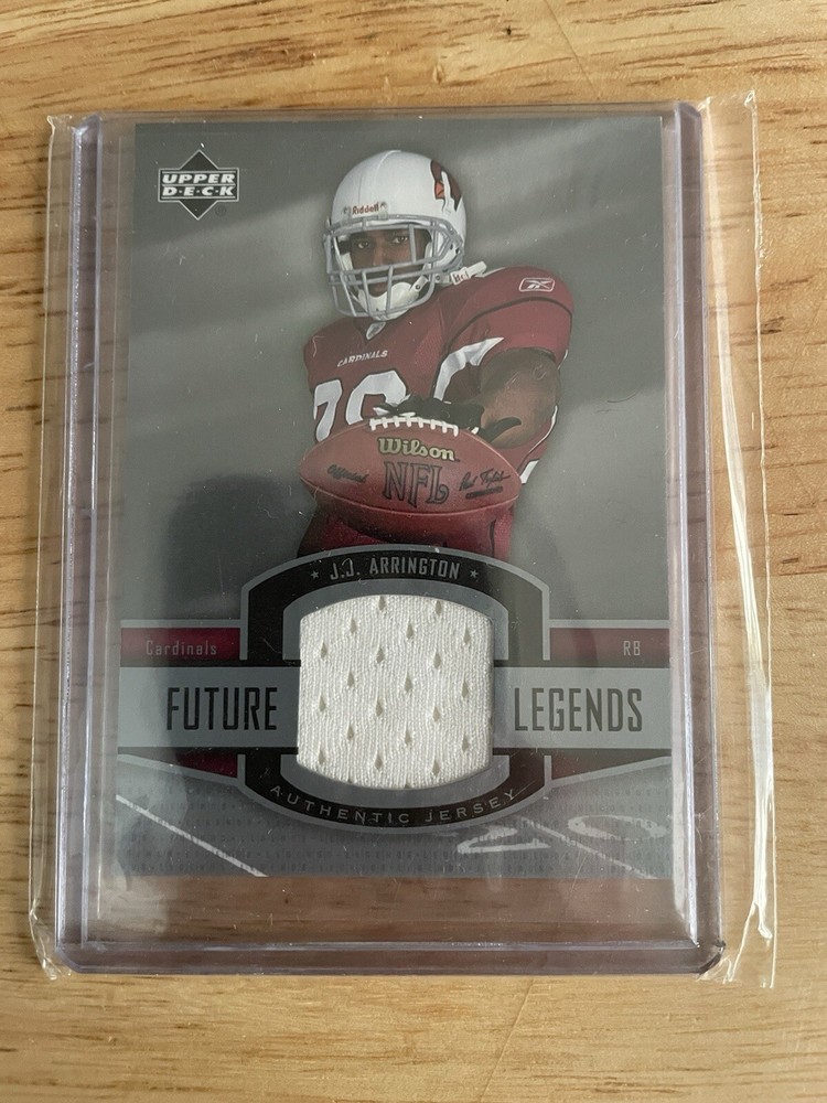 2005 Upper Deck NFL Legends Future Jerseys JJ Arrington #FL-JA Rookie RC