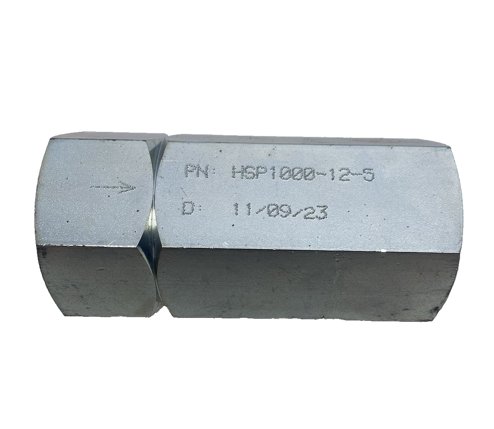 HSP-1000-12-5 1-1/2 Inch NPT Hydraulic Check Valve