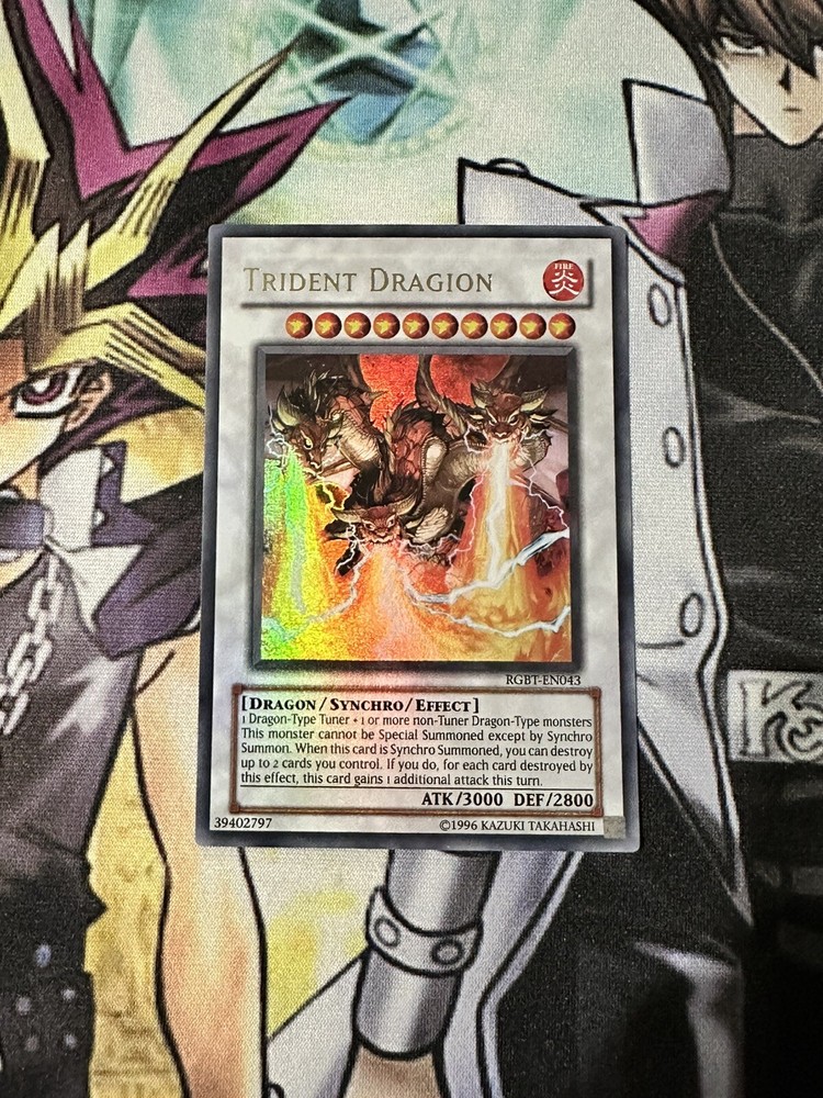 Yu-Gi-Oh TCG Trident Dragion Raging Battle RGBT-EN043 Ultra Rare Near Mint