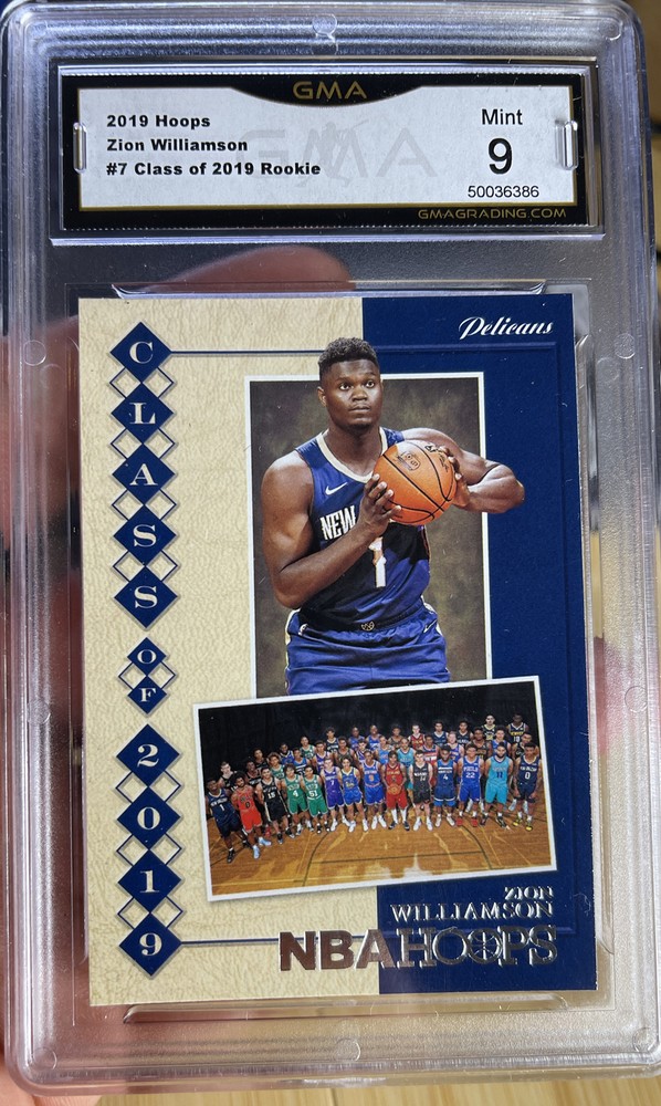 Class Of 2019 PANINI NBA Hoops ZION WILLIAMSON ROOKIE   9 Mint All Star
