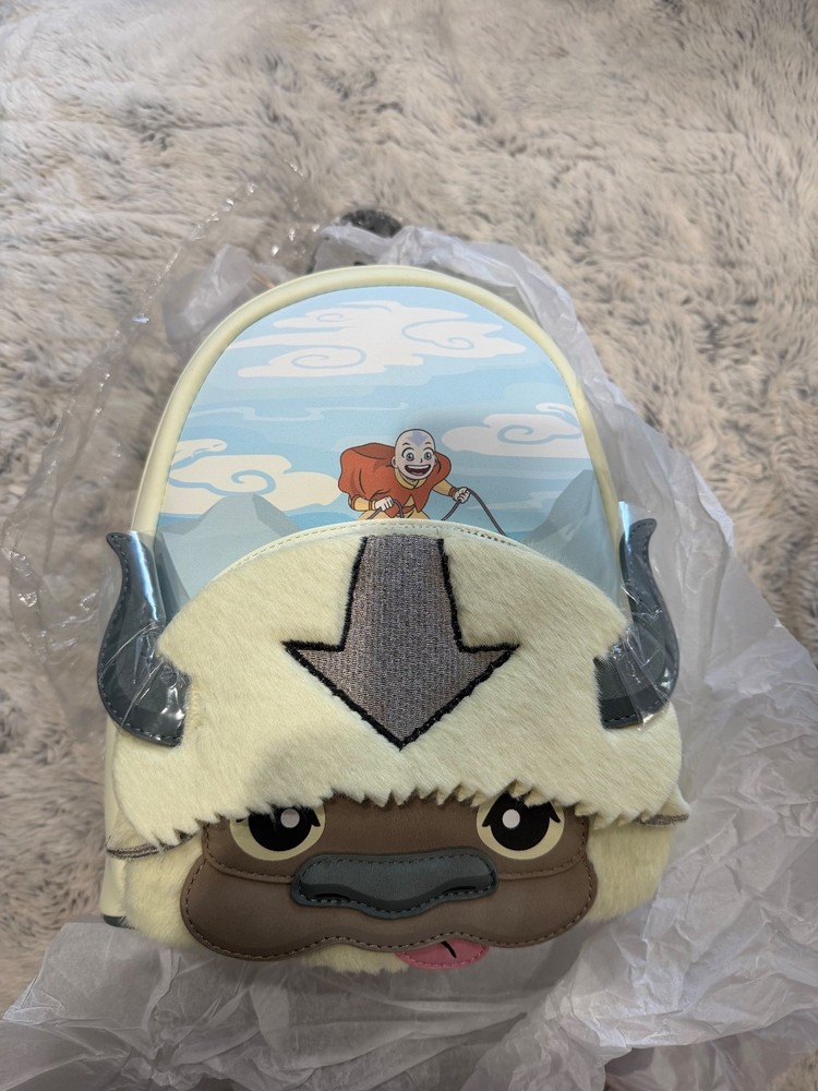 Loungefly Nickelodeon Avatar Aang Appa Cosplay Plush Mini Backpack-image