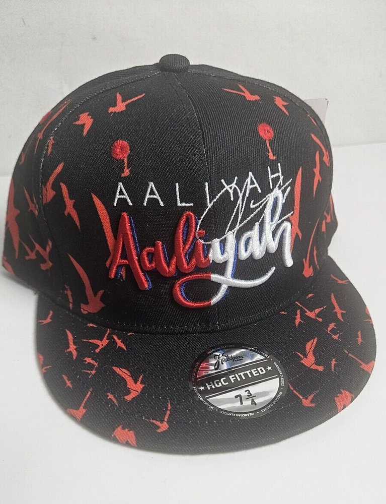 Aaliyah Fitted Hat Cap NWT Size 7 3/4  Headgear Classics Concert Music Flat Bill-image