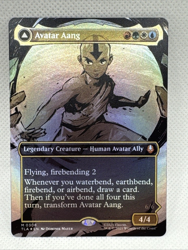 MTG - NM - Avatar Aang (Borderless) Avatar: The Last Airbender Foil-image
