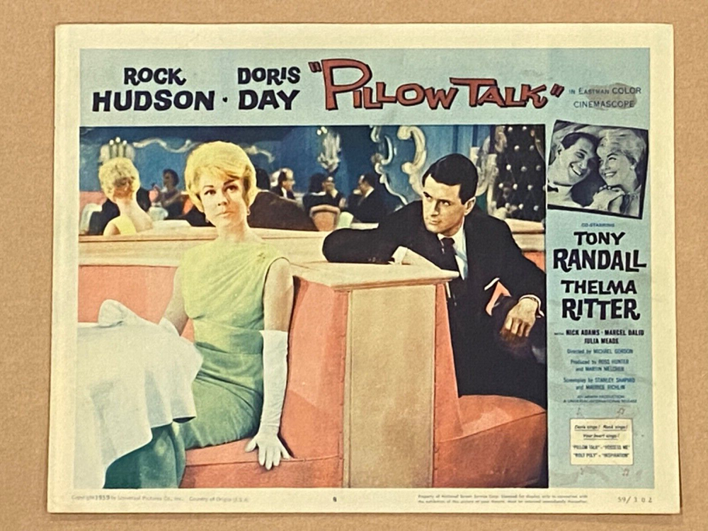 PILLOW TALK ‘59 DORIS DAY & ROCK HUDSON FIGHT AT RESTAURANT LC
