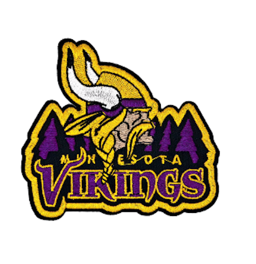 MINNESOTA VIKINGS - RETRO VINTAGE  - FOOTBALL - NFL - Embroidered Iron-On Patch
