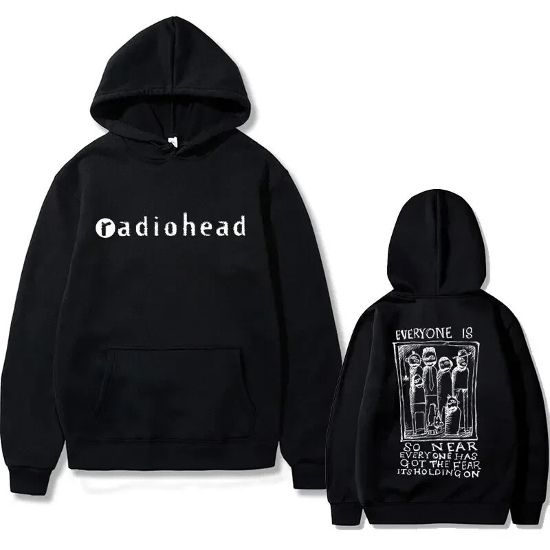 Radiohead hoodie mens and womens fashion vintage mens clothing hooded, all size