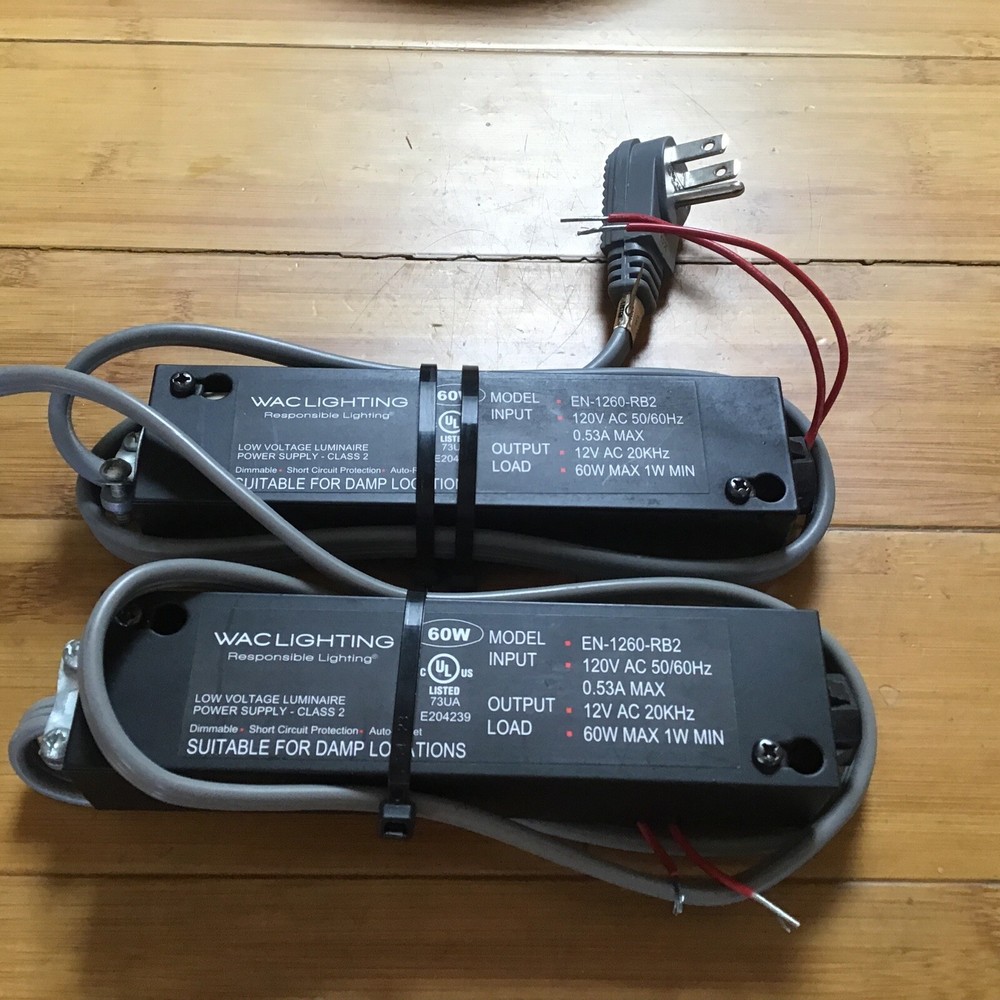 WAC Lighting Electronic Remote Control Transformer EN-1260-RB2 | 120V 12V 60W