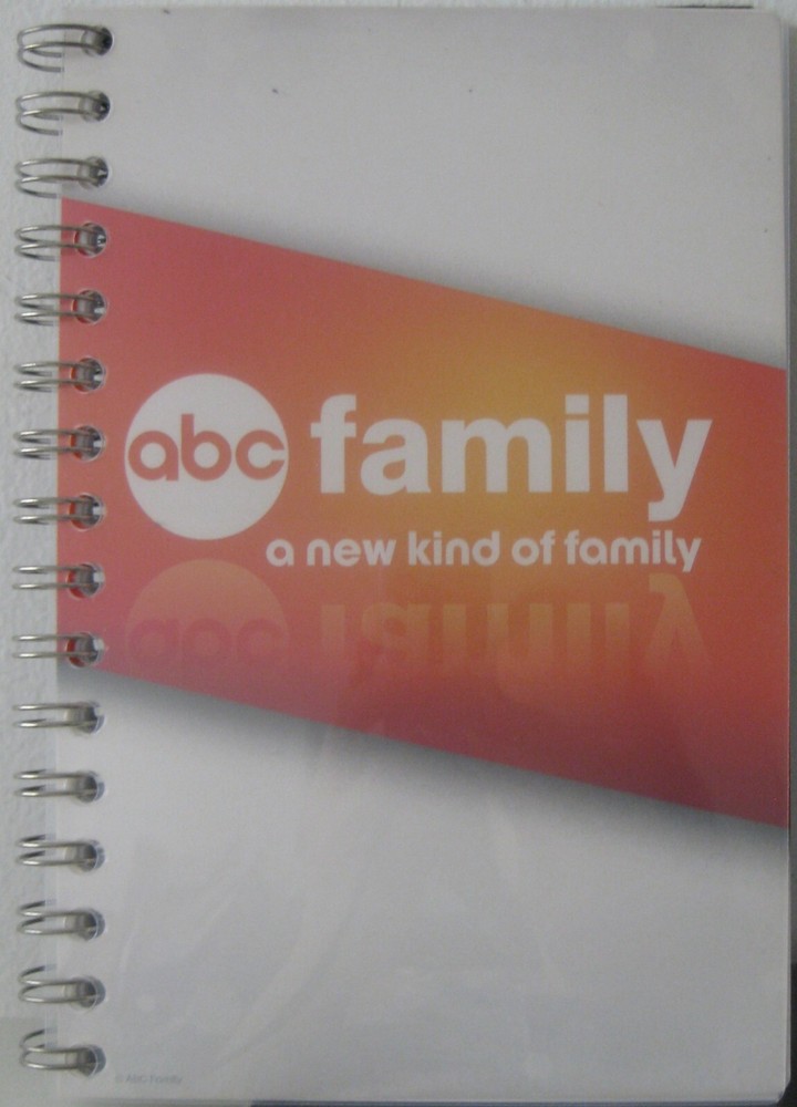 ABC Family Freeform Spiral Bound Notebook Promotional Journal  -image