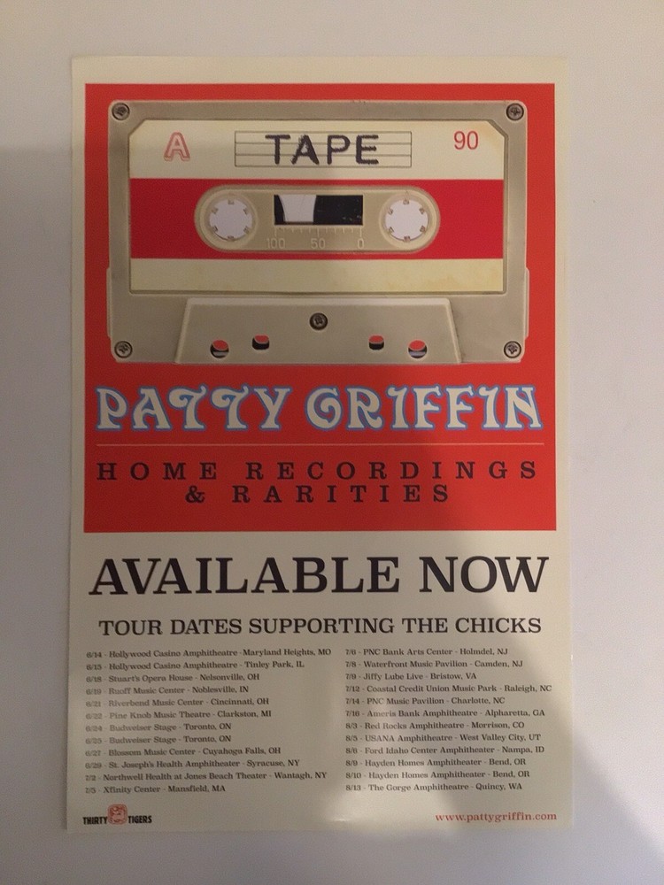 Patty Griffin - Tape - 11x17 Promo Poster - Free US Shipping