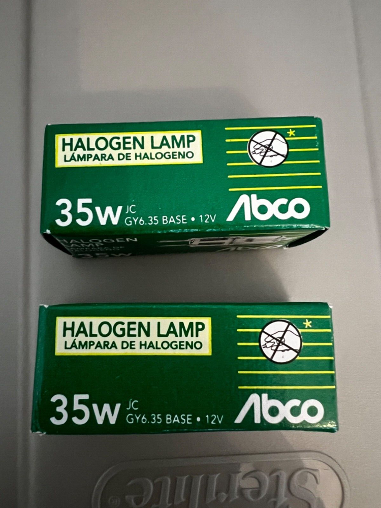 Abco 35T4/CL 35W 12V T4 Clear 2-Pin Bi-Pin GY6.35 Base 12v 2900K-image