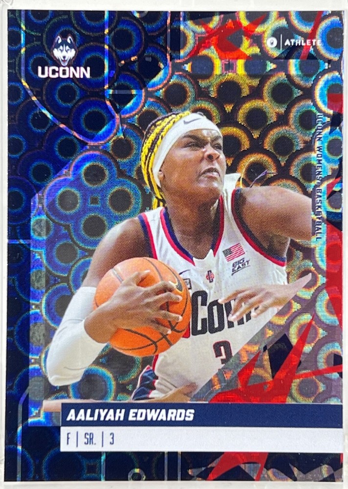 Aaliyah Edwards 2023-24 ONIT Holo Parallel Silver UConn Huskies-image