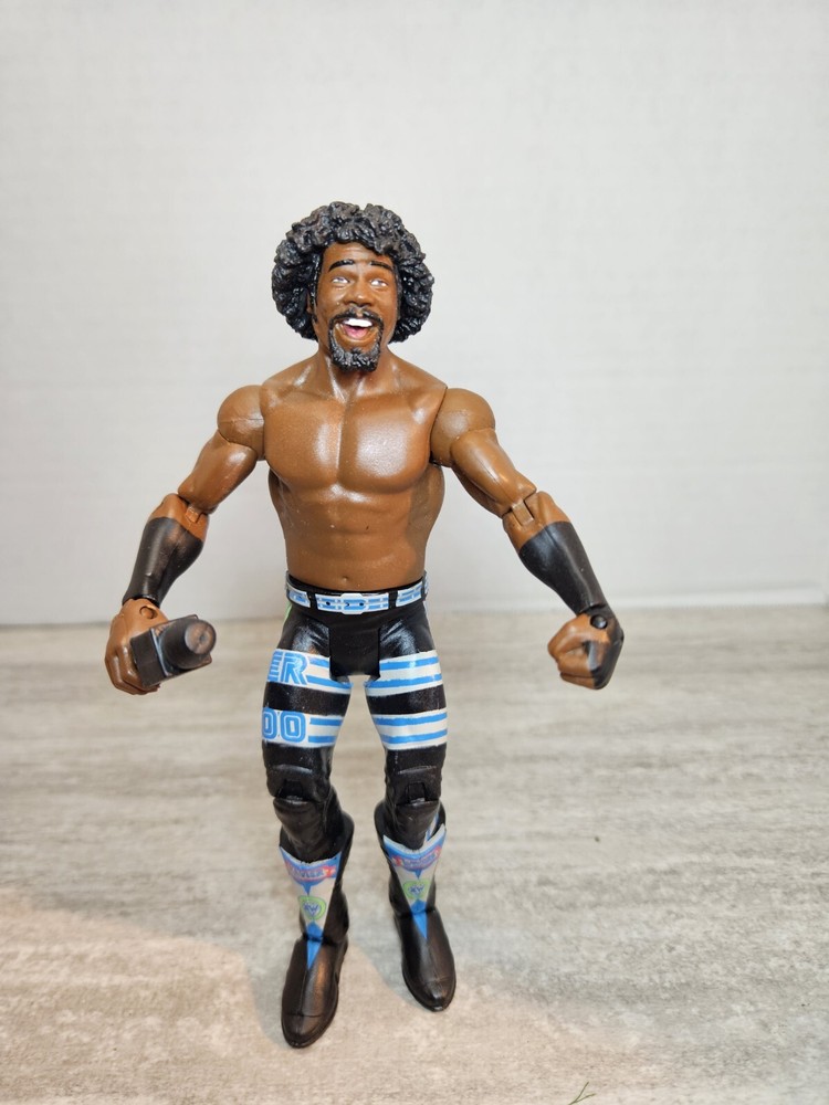WWE Mattel Xavier Woods Basic Battle Packs Series 30 Action Figure With Mic