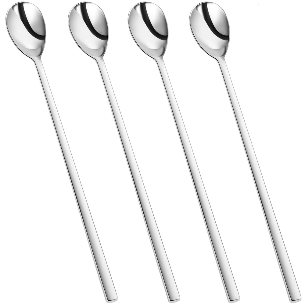 4-Piece Premium Ice Tea Spoon, 18/10 Stainless Steel, 9