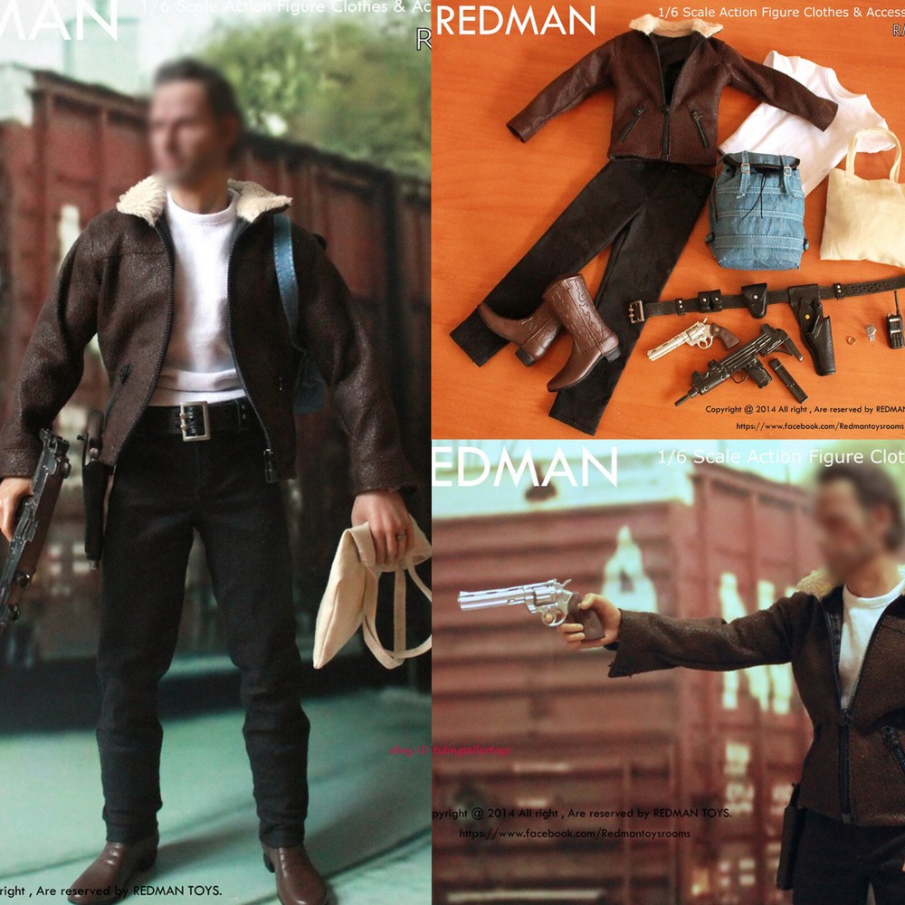 REDMAN Sheriff Leather Edition Package RM04 1/6 Scale Male Action Figure 12