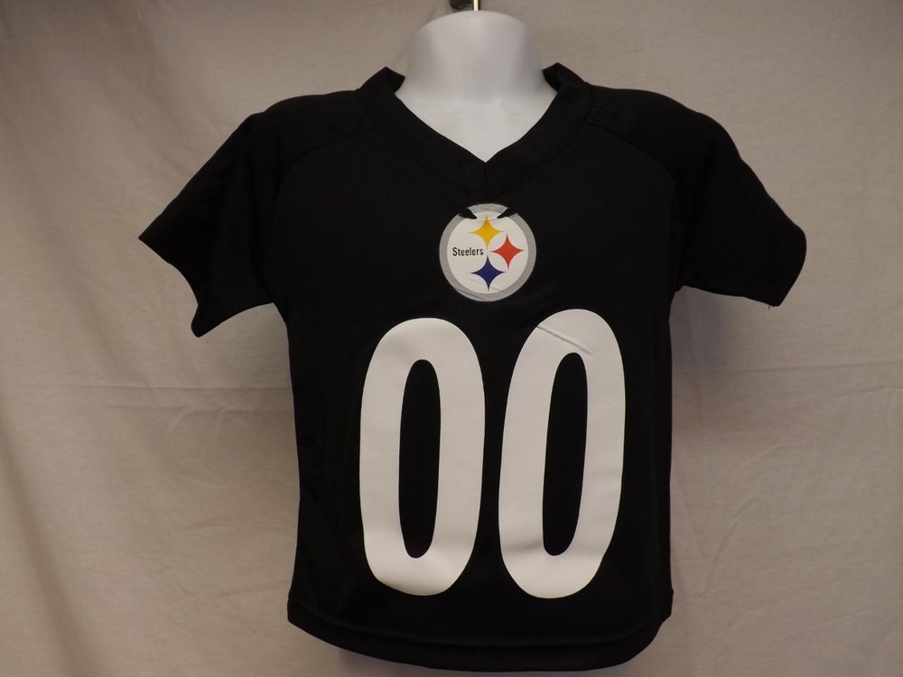Pittsburgh Steelers #00 Kids 2T NFL Jersey with Minor Flaw