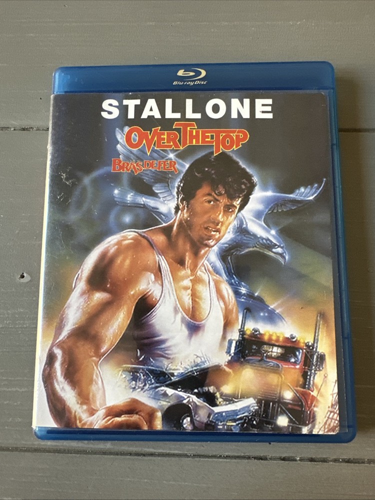 Over the Top (Blu-ray, 1987) STALLONE ACTION ARM WRESTLING Canadian Home Video