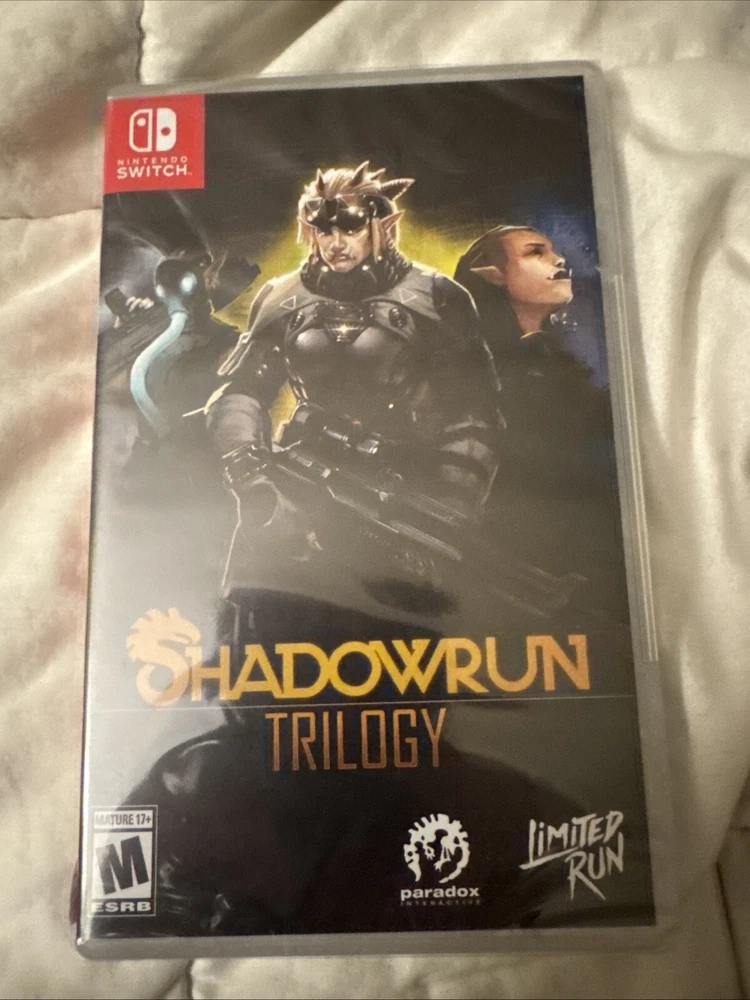 Shadowrun Trilogy (Limited Run Games) (Nintendo Switch) COMPLETE & TESTED