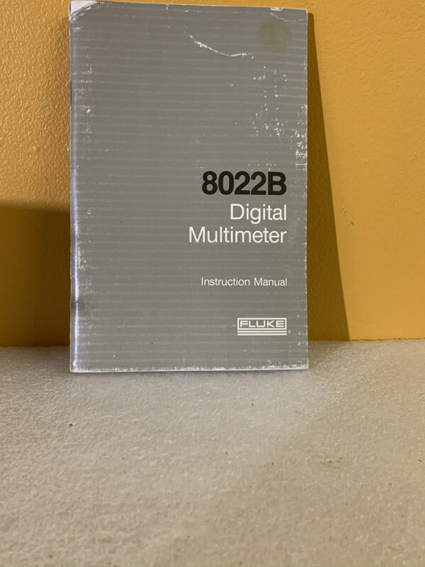 Fluke 616045 8022B Digital Multimeter Detailed Instruction Guide