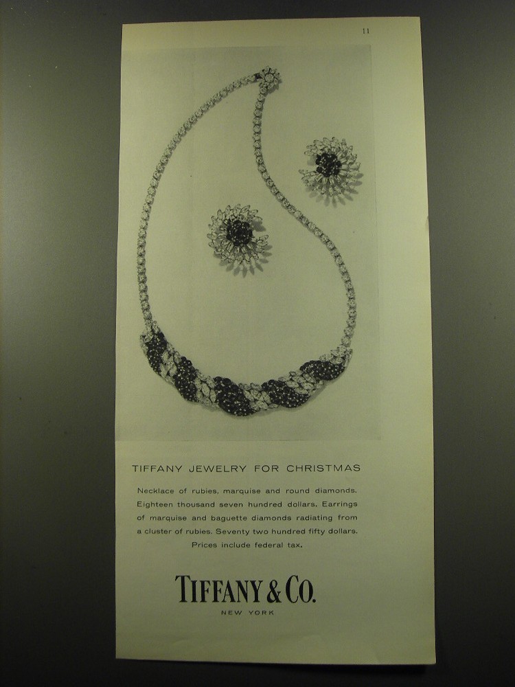 1959 Tiffany & Co. Jewelry Advertisement - Tiffany jewelry for Christmas