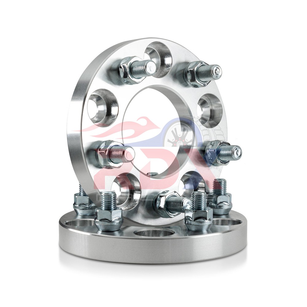 2pc 5x114.3 to 5x108 Wheel Adapter 6061-T6 25mm 5x4.5 to 5x4.25 1/2-20 Lug