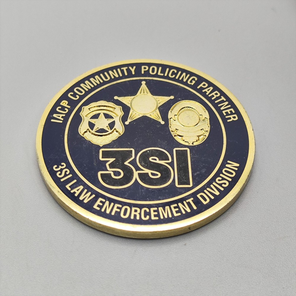 3SI Law Enforcement Division IACP Community Policing Partner Challenge Coin
