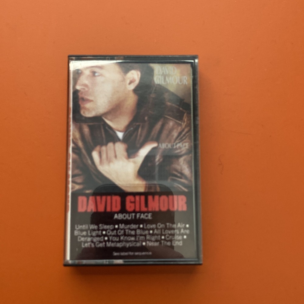 About Face by David Gilmour (Cassette Tape, 1984, CBS)-image