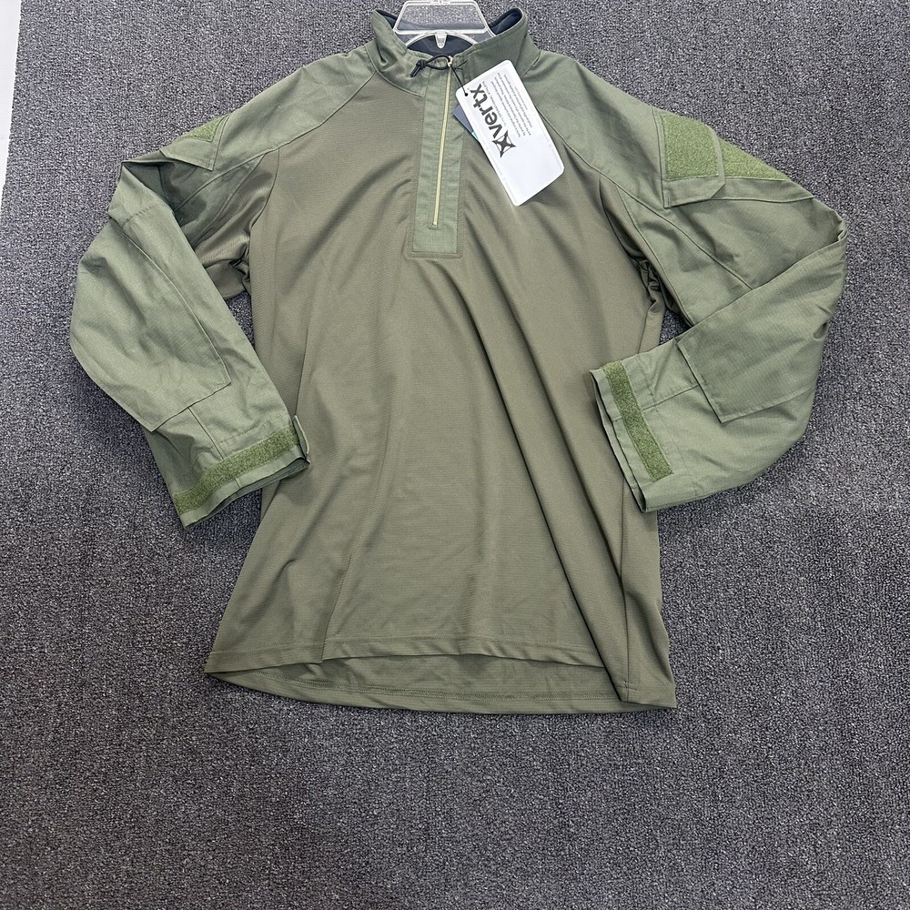 Vertx Recon Combat Shirt Men's L Long Sleeve Military Tactical Green- NWT
