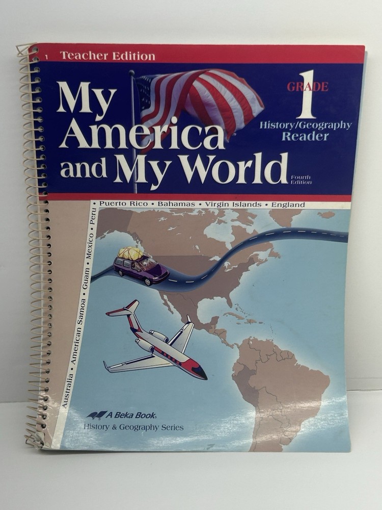 Abeka Book My America and My World Grade 1 History Geography Teacher Edition-image