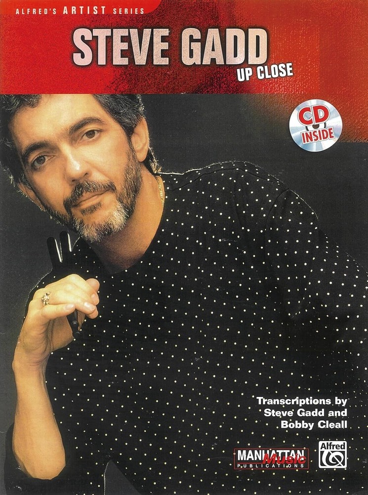STEVE GADD UP CLOSE BOOK/CD TRANSCRIPTIONS ALFRED'S ARTIST SERIES NEW ON SALE
