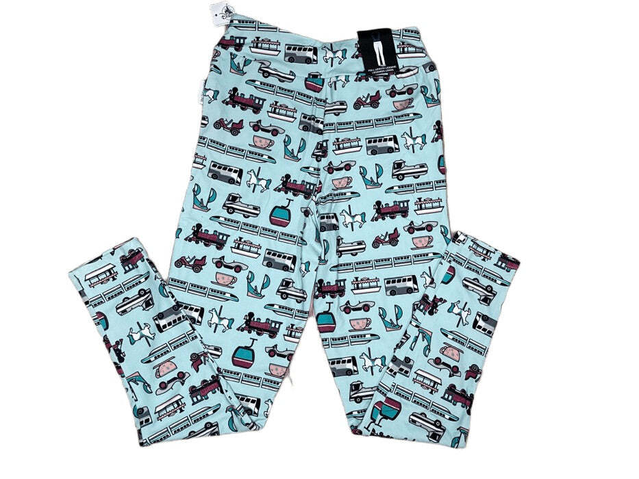 Disney Transportation Leggings by Her Universe-Monorail, Carousel Horse, Tram, S