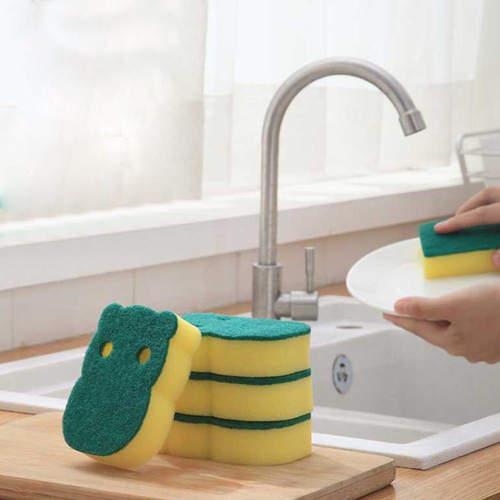 Sponge Eraser Cleaning Pads Dish Washing Stains Removing Kitchen. S9X74c