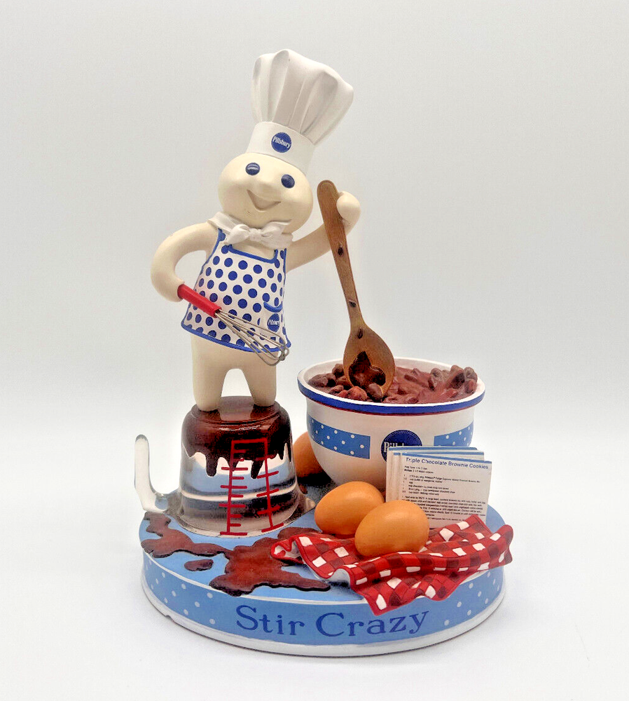 Danbury Mint Pillsbury Doughboy Stir Crazy Figurine Limited Edition 0577 of 5000