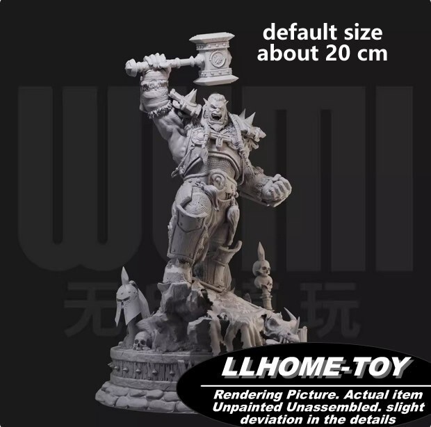 Thrall Hammer Growl Resin 3D Print DIY Unpainted GK Figure Model