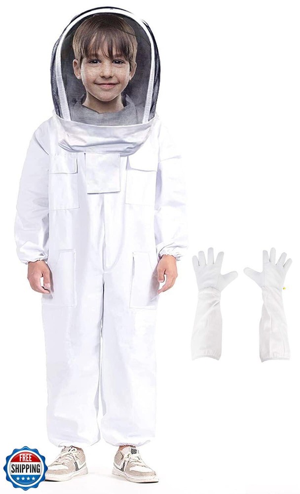 Kids Professional Beekeeping Suit – Safe Beekeeper Outfit for Children & Girls  