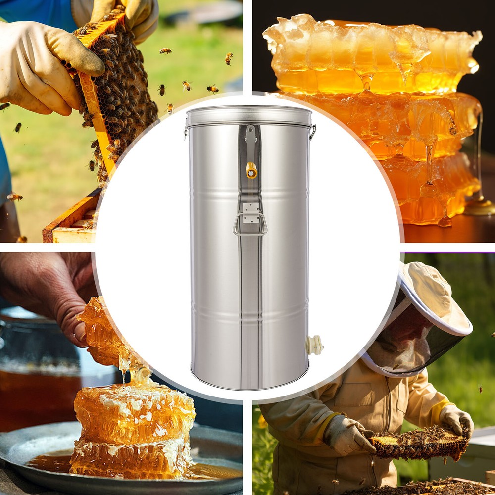 2 Frame Honey Extractor Beekeeping Centrifuge Equipment Honey Bee Spinner