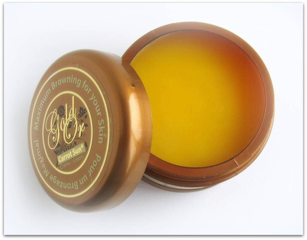 FREE SHIPPING CARROT SUN TANNING ACCELERATOR CREAM 350ml GOLD