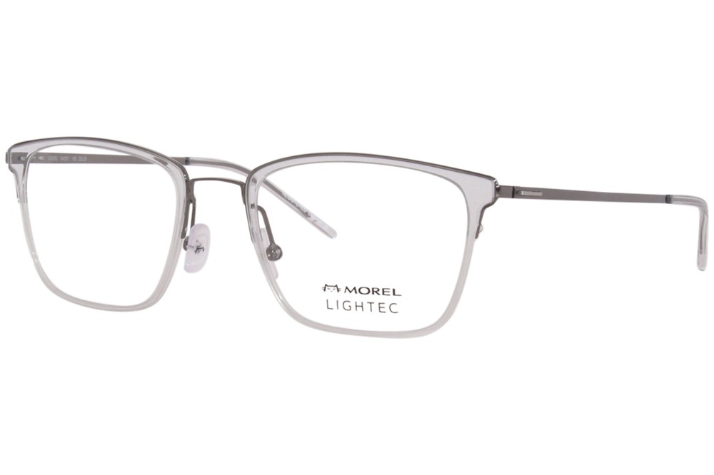 Morel Lightec 30265L CG23 Eyeglasses Men's Clear Full Rim Square Shape 54mm