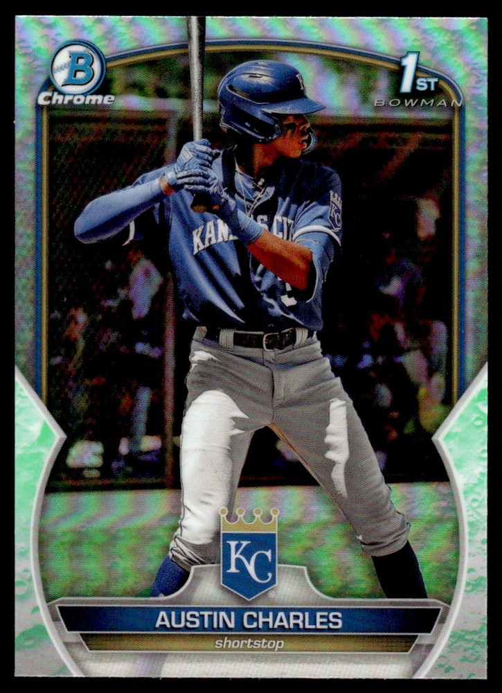 2023 Bowman Chrome Prospects Lunar Austin Charles Kansas City Royals #BCP-17