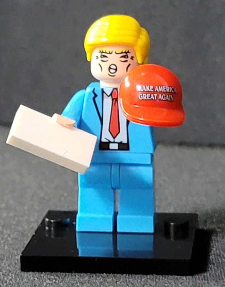 NEW President Donald J Trump Minifigure - MAGA - Revenge Tour 2024 For Lego
