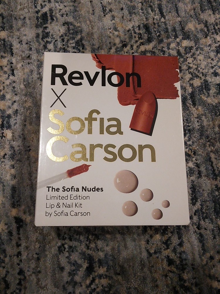 Revlon Sofia Carson Limited Edition Lip and Nail Kit The Sofia Nudes Sealed Box
