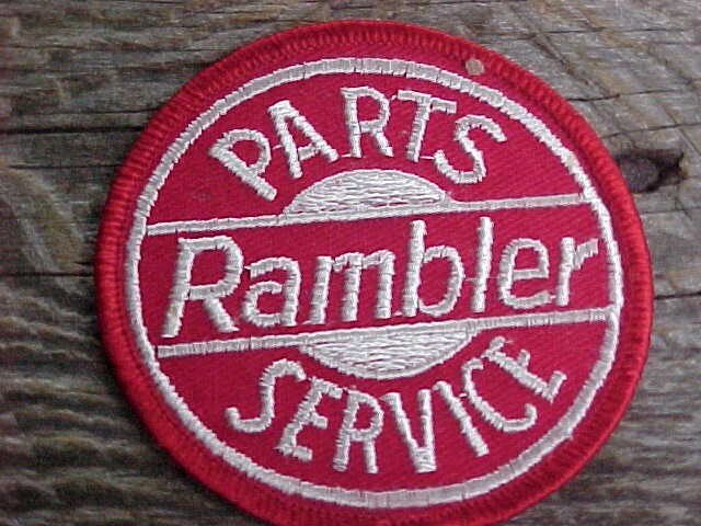 1960s RAMBLER PARTS SERVICE PATCH NOS 3
