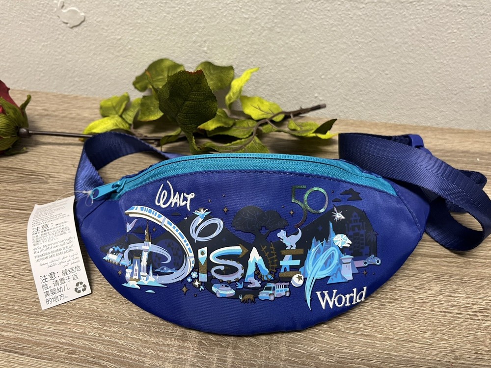 Disney Parks WDW 50th Anniversary Brand New Hip Fanny Pack Belt Bag  