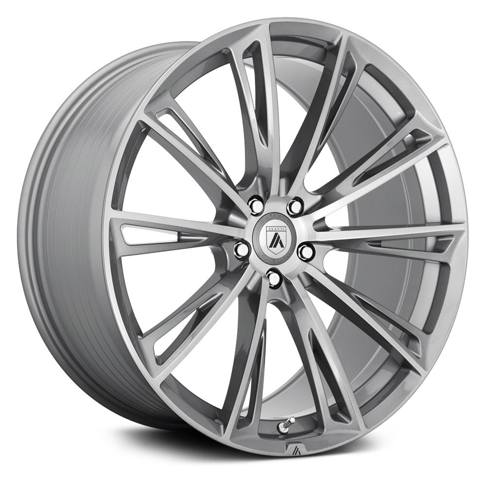 Asanti ABL-30 Corona 20x10.5 5x120.65 Titanium 4pc Wheel Set-image