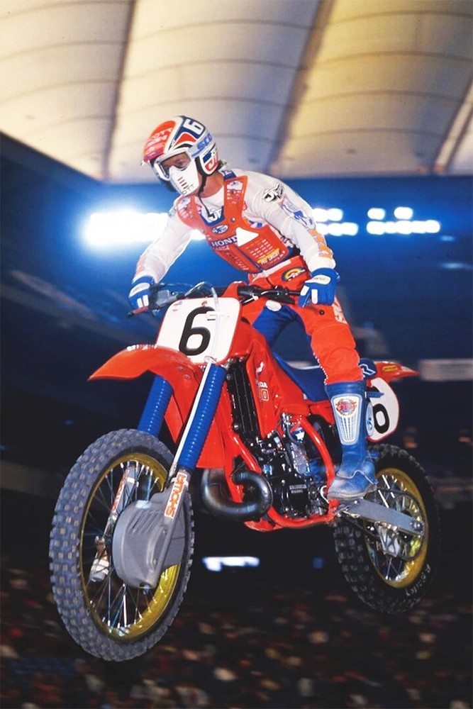 David Bailey Motorcycle Cross Country Racing Star Wall Art Home - POSTER 20x30