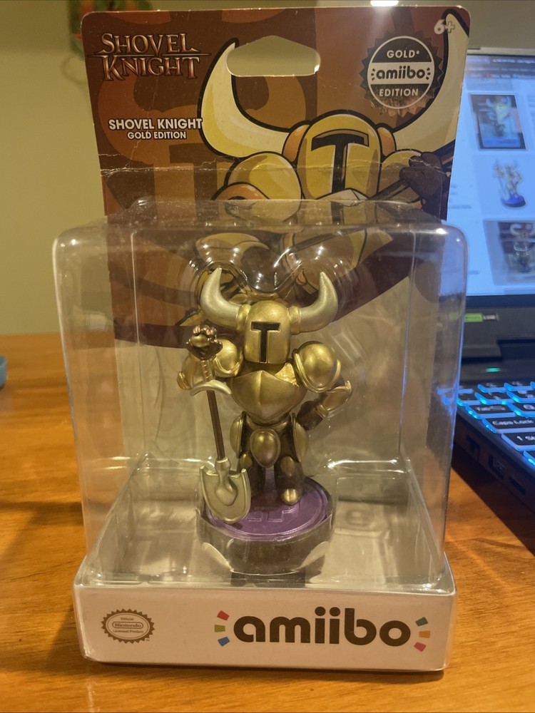 Shovel Knight Gold Amiibo Sealed In Box-image
