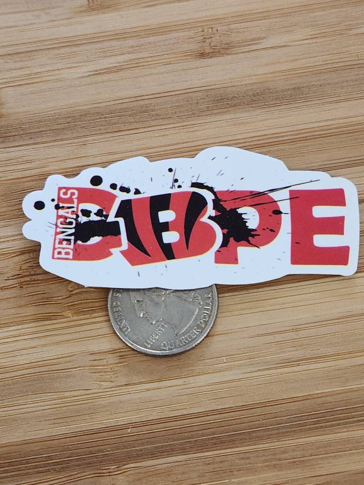 🏈 Cincinnati Bengals NFL Sticker - Football Team Decal for Fans