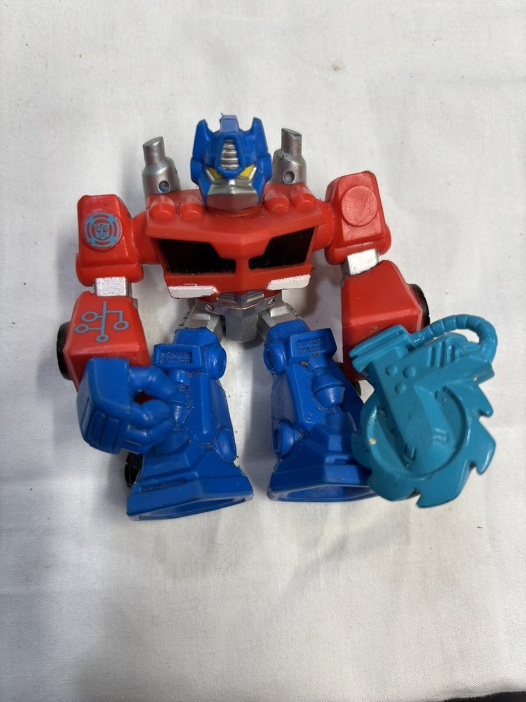 Rescue Bots Optimus Prime 3.5-inch Figure with Saw Hand by Playskool Heroes