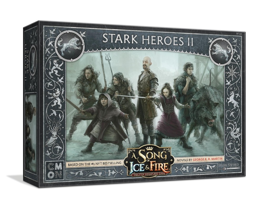 A Song of Ice and Fire Tabletop Miniatures Game Stark Heroes Set II | Strateg...-image