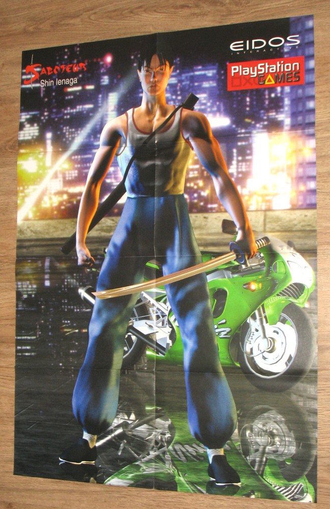 Saboteur 1999 game poster & Star wars Episode I The Adventure Poster 56x80cm